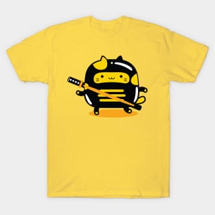 yellow cat ninja profession T-Shirt